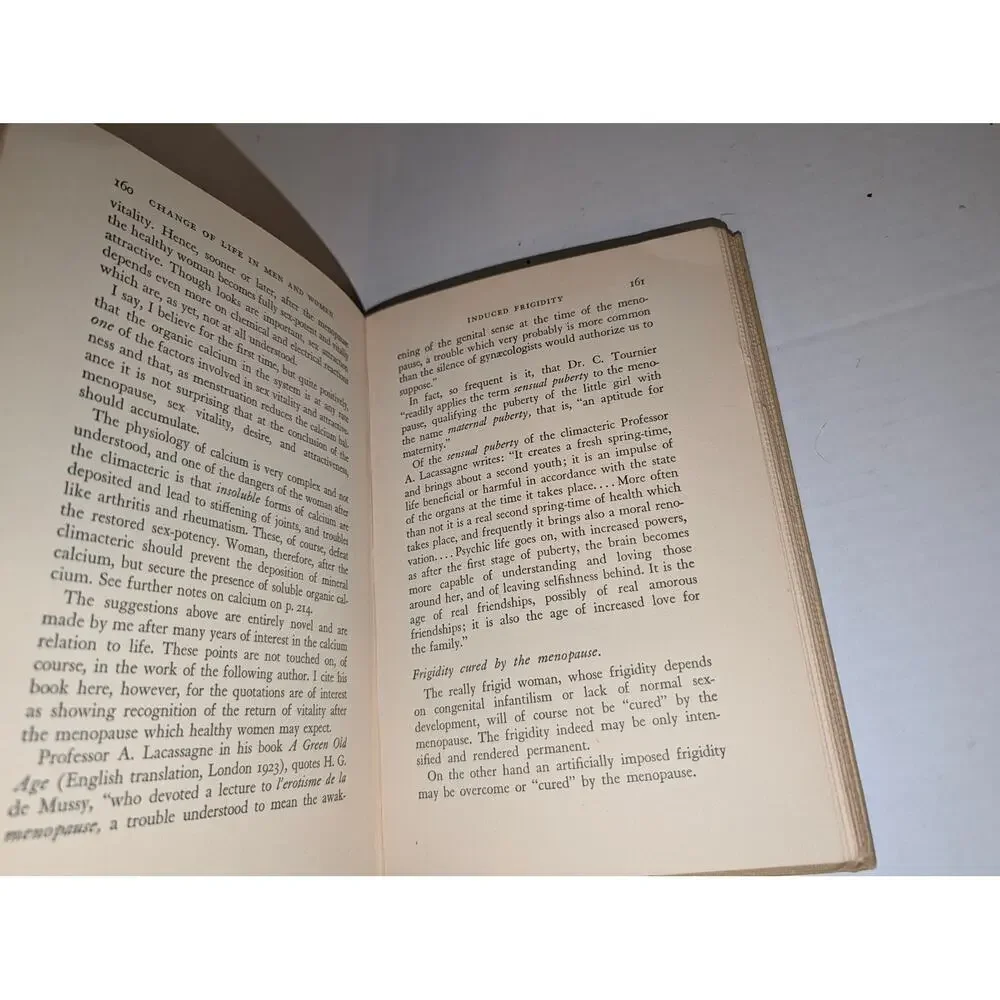 1936 Change Of Life In Mem And Women HC Book Putnam, Stopes, Marie C.